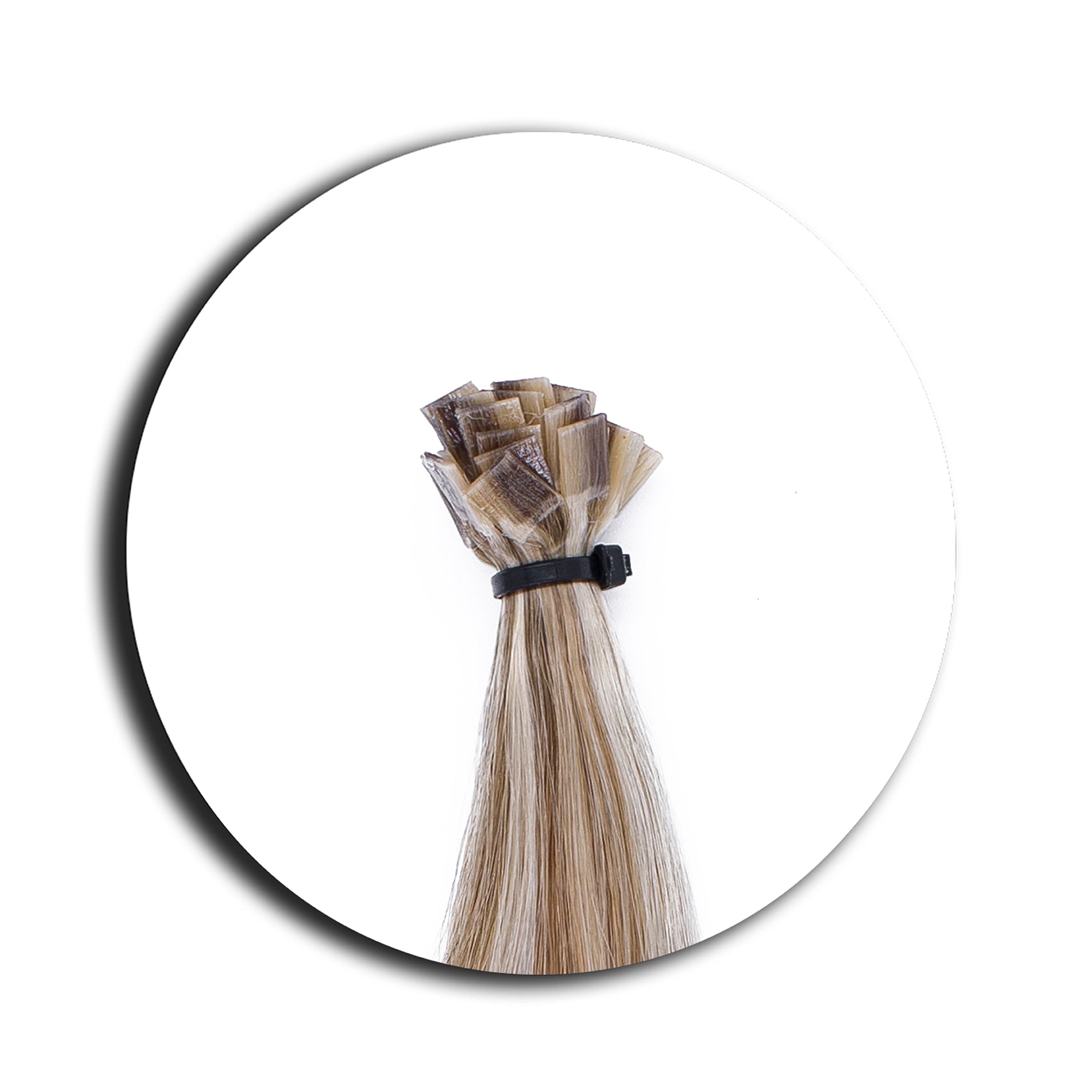 Bonding Extensions BASIC QUALITÄT GLATT gesträhnt - 25 Stück