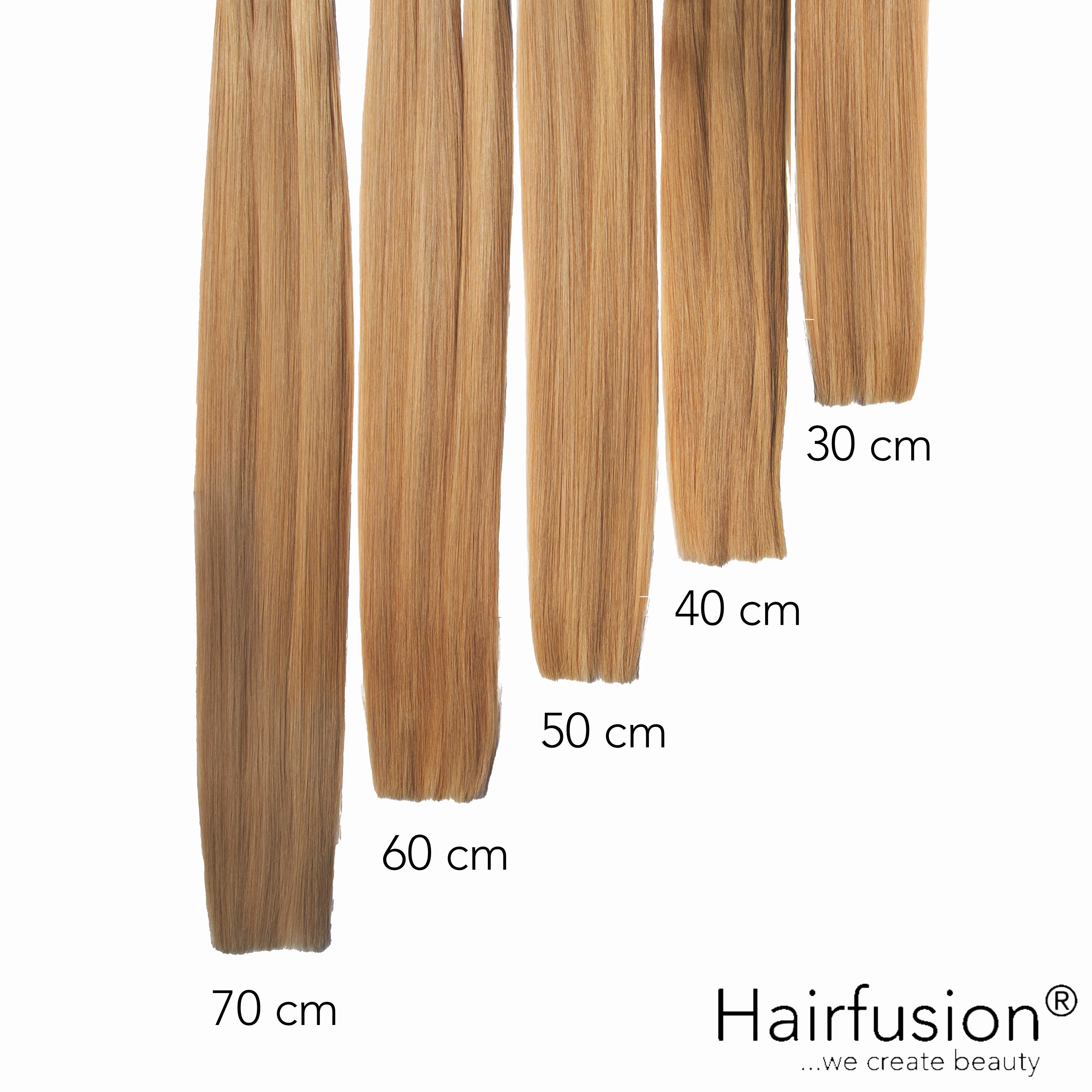 Bonding Extensions PREMIUM QUALITÄT GLATT einfarbig - 25 Stück
