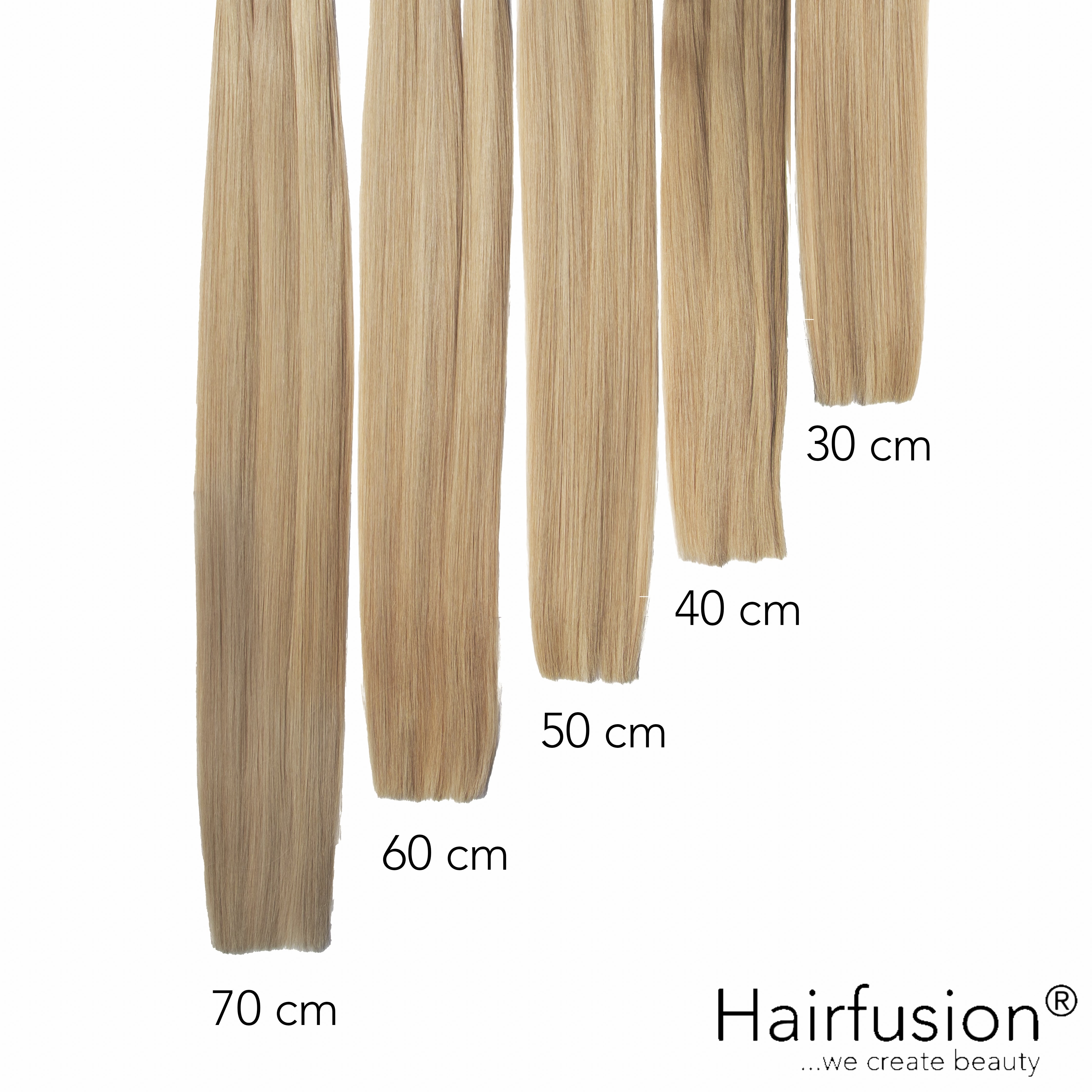 Bonding Extensions PREMIUM QUALITÄT GLATT einfarbig - 25 Stück