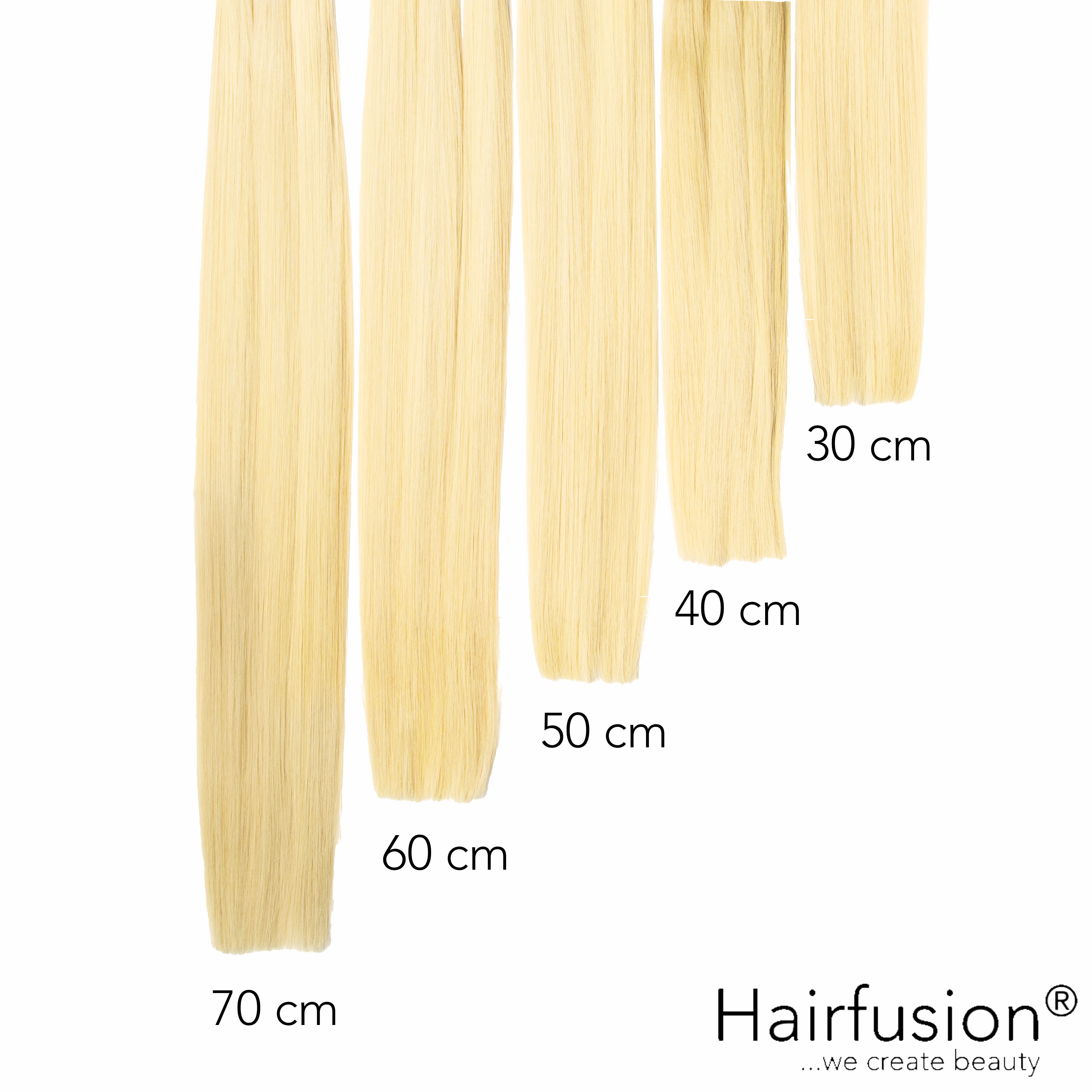 Bonding Extensions PREMIUM QUALITÄT GLATT einfarbig - 25 Stück