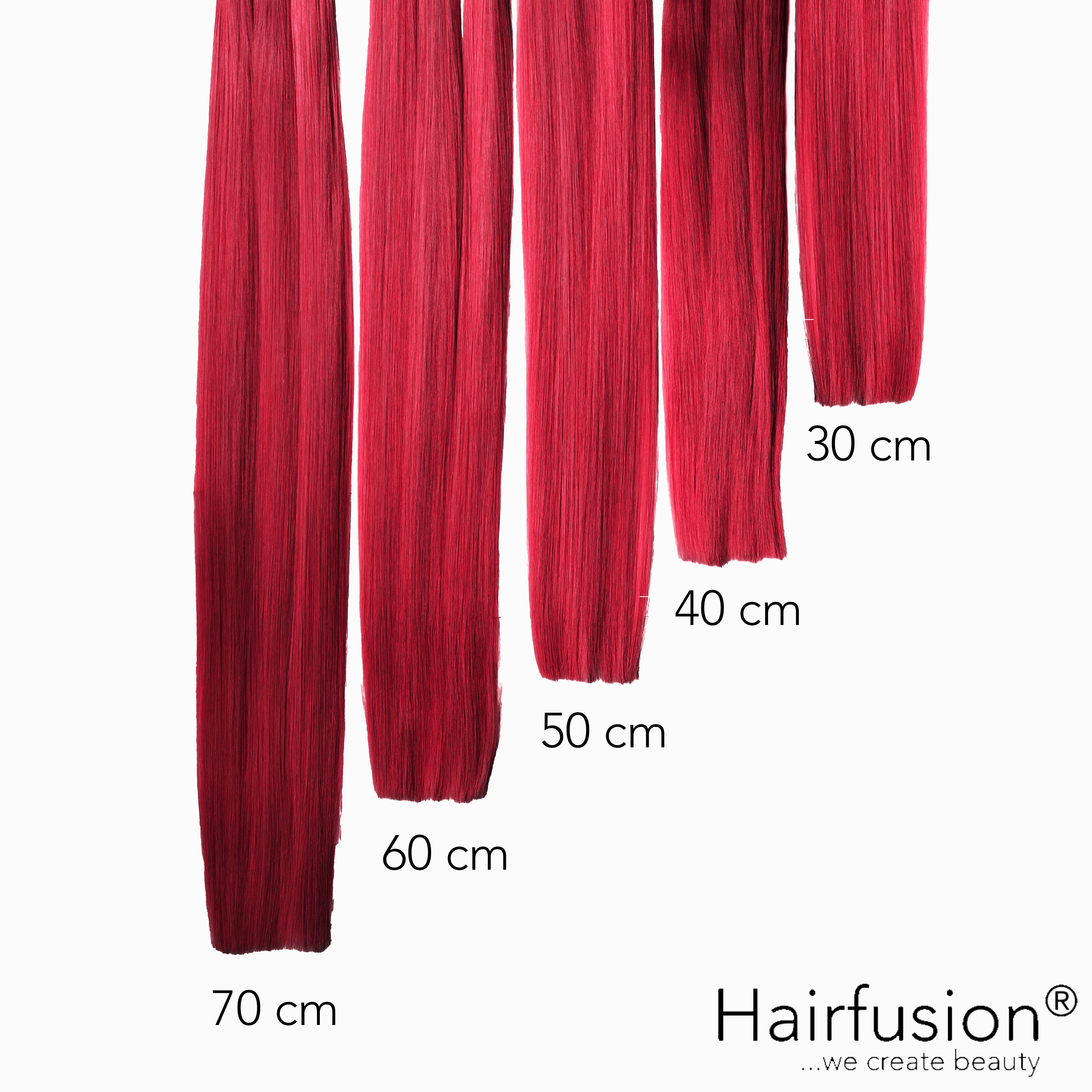 Bonding Extensions PREMIUM QUALITÄT GLATT einfarbig - 25 Stück