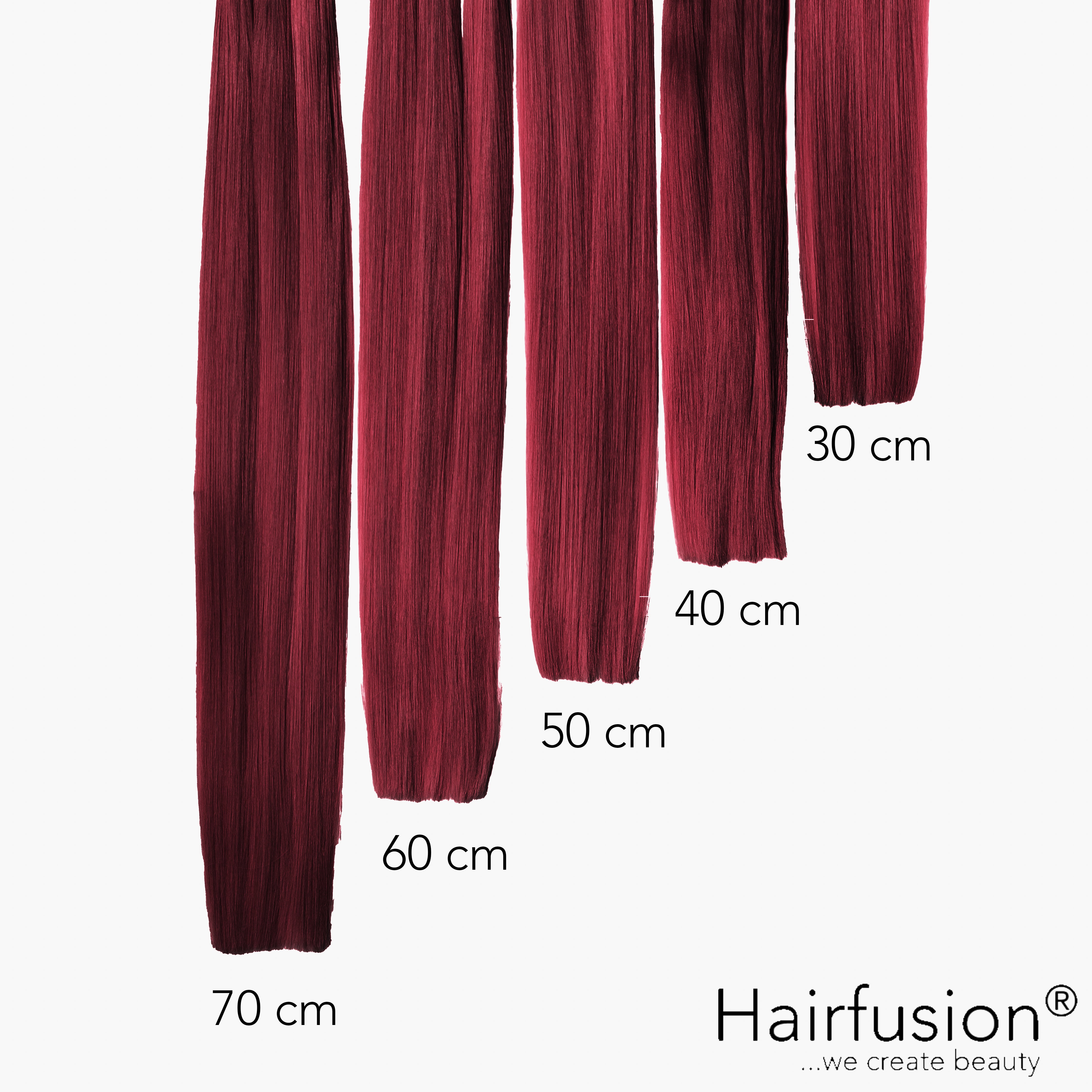 Bonding Extensions PREMIUM QUALITÄT GLATT einfarbig - 25 Stück