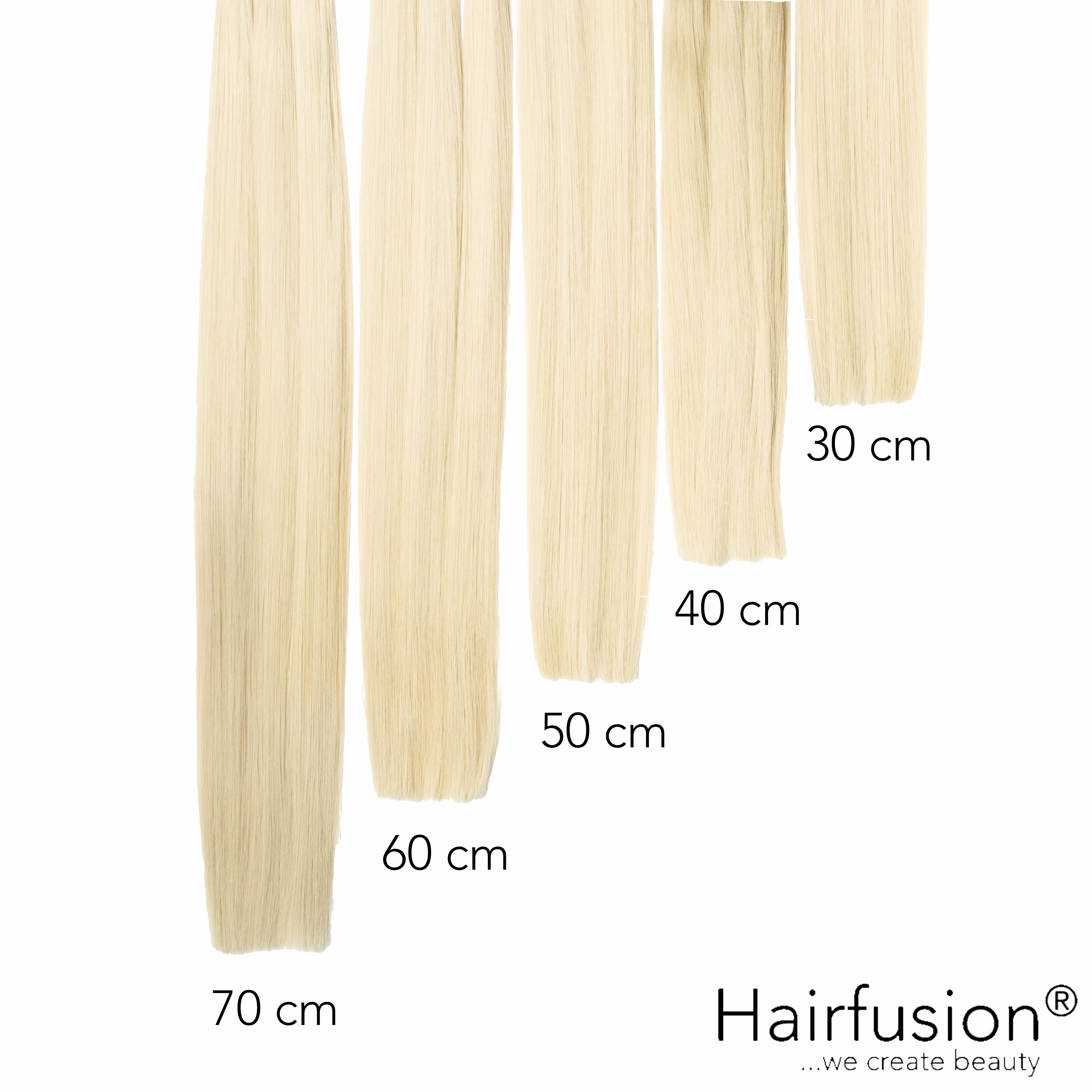Bonding Extensions PREMIUM QUALITÄT GLATT einfarbig - 25 Stück