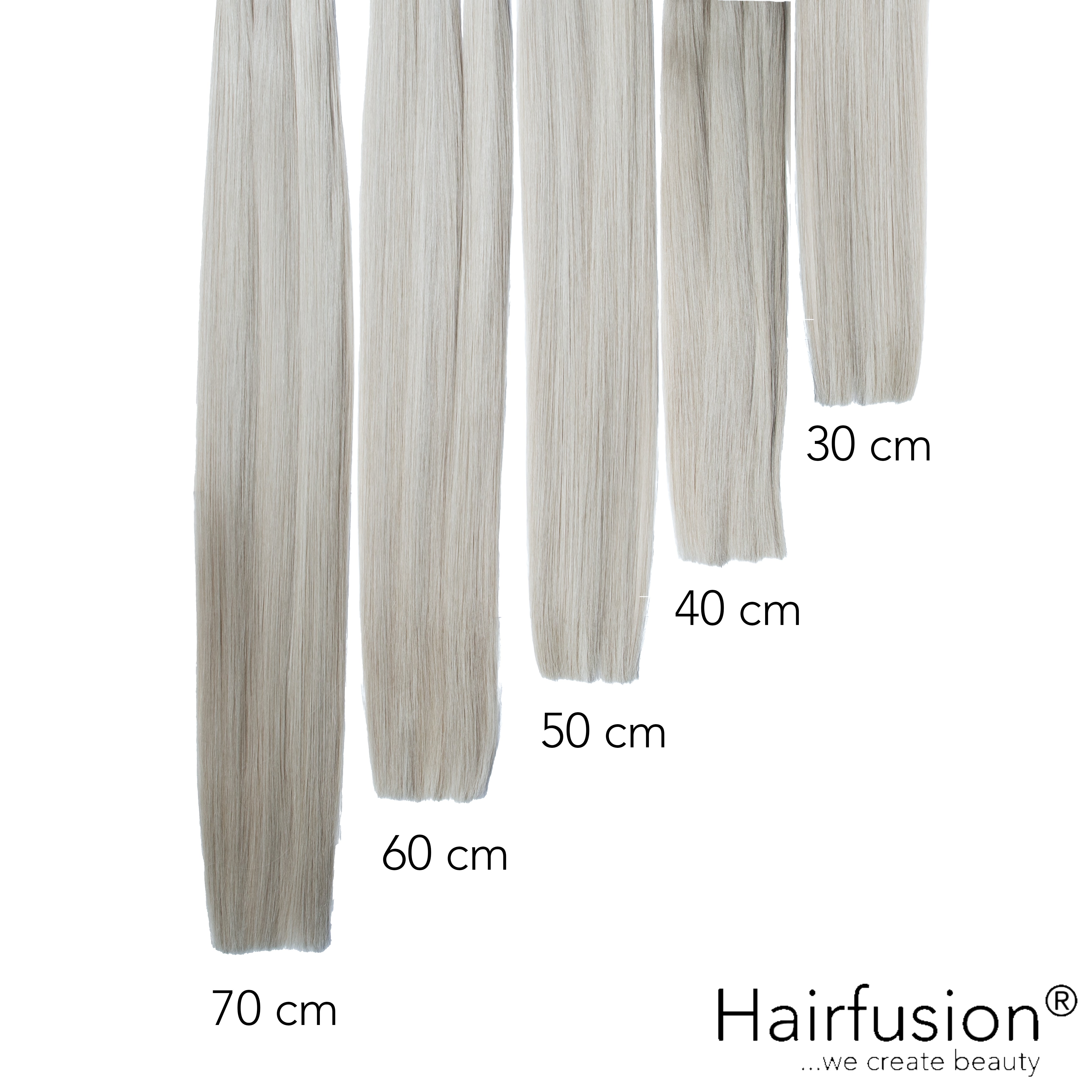 Bonding Extensions PREMIUM QUALITÄT GLATT einfarbig - 25 Stück