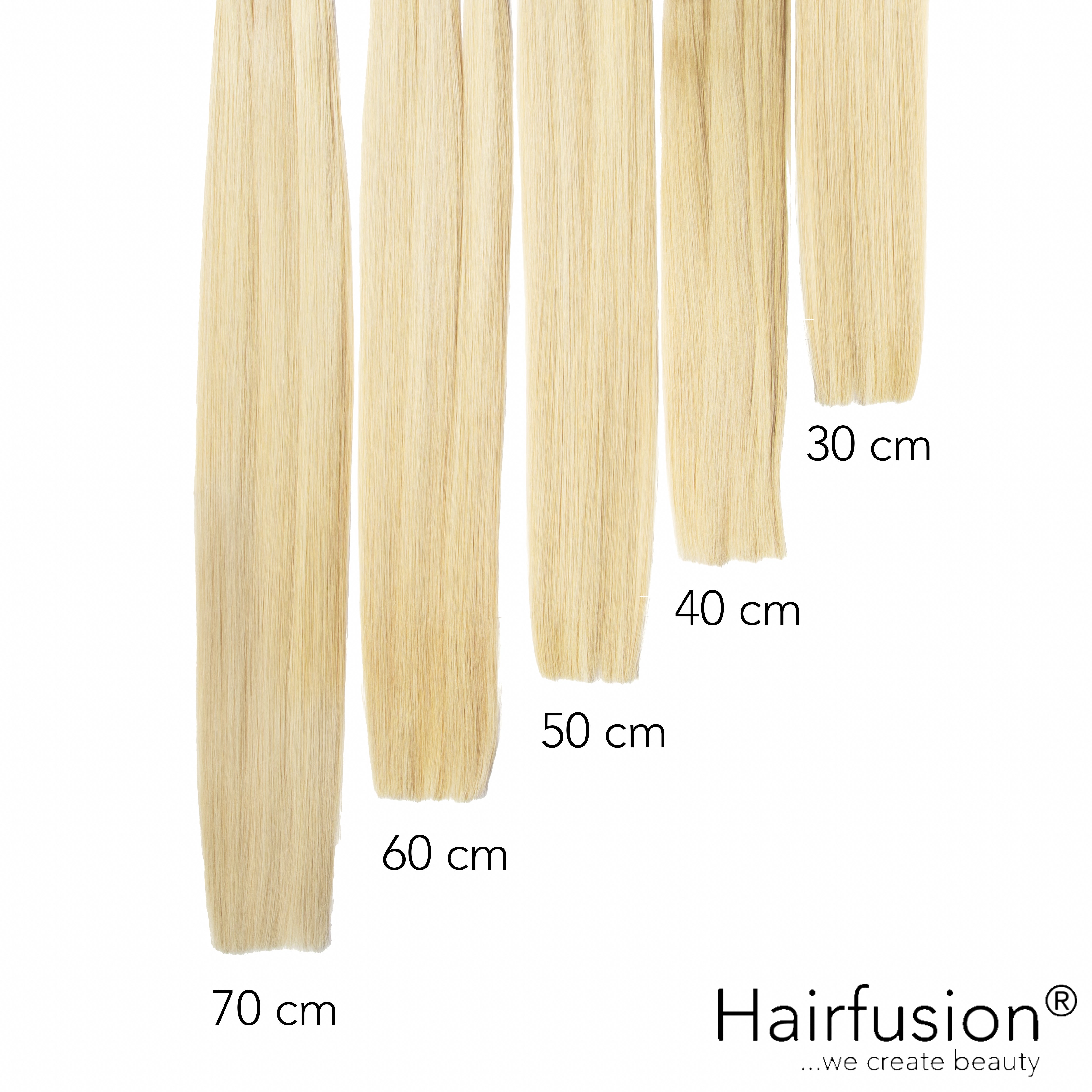 Bonding Extensions PREMIUM QUALITÄT GLATT einfarbig - 25 Stück