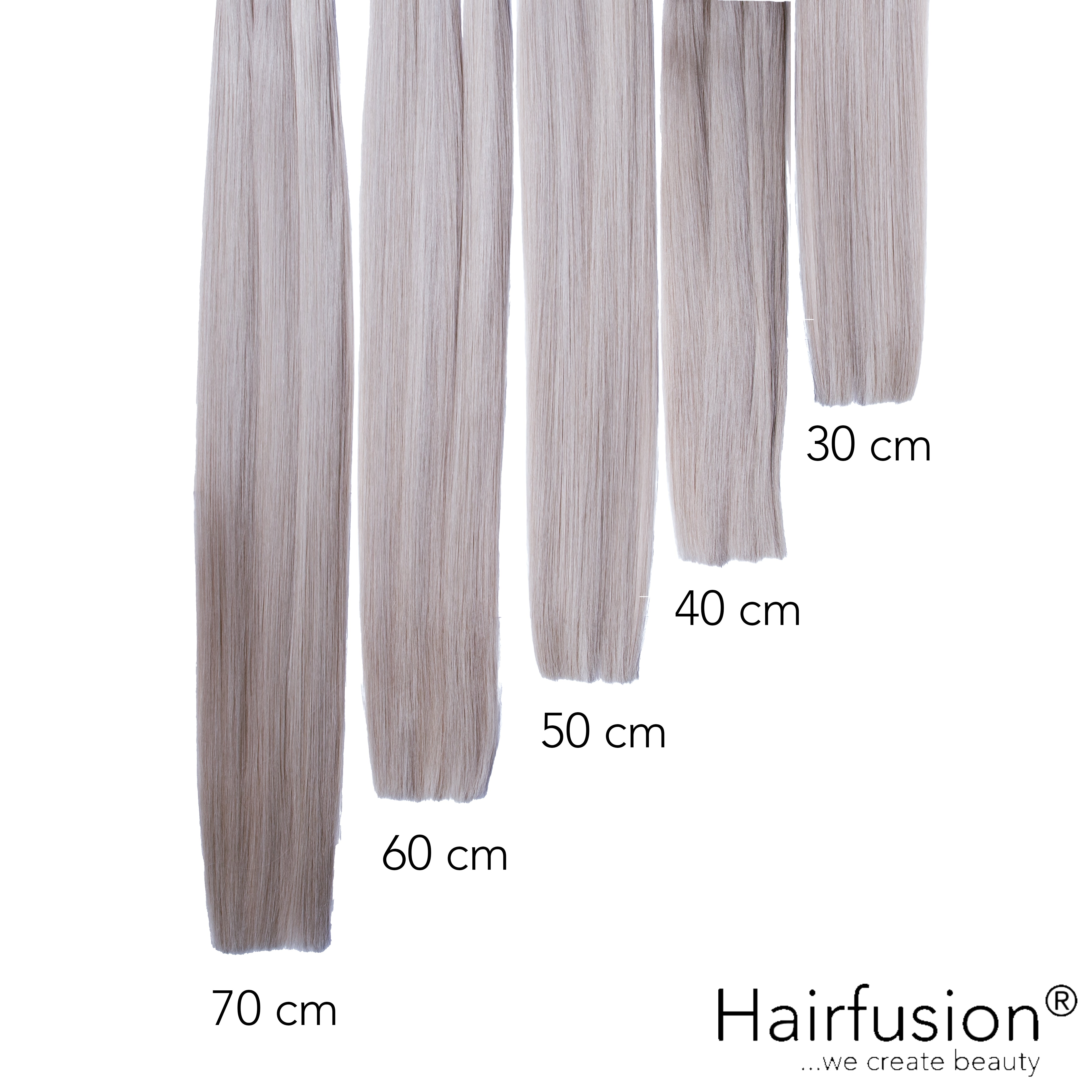 Bonding Extensions PREMIUM QUALITÄT GLATT einfarbig - 25 Stück