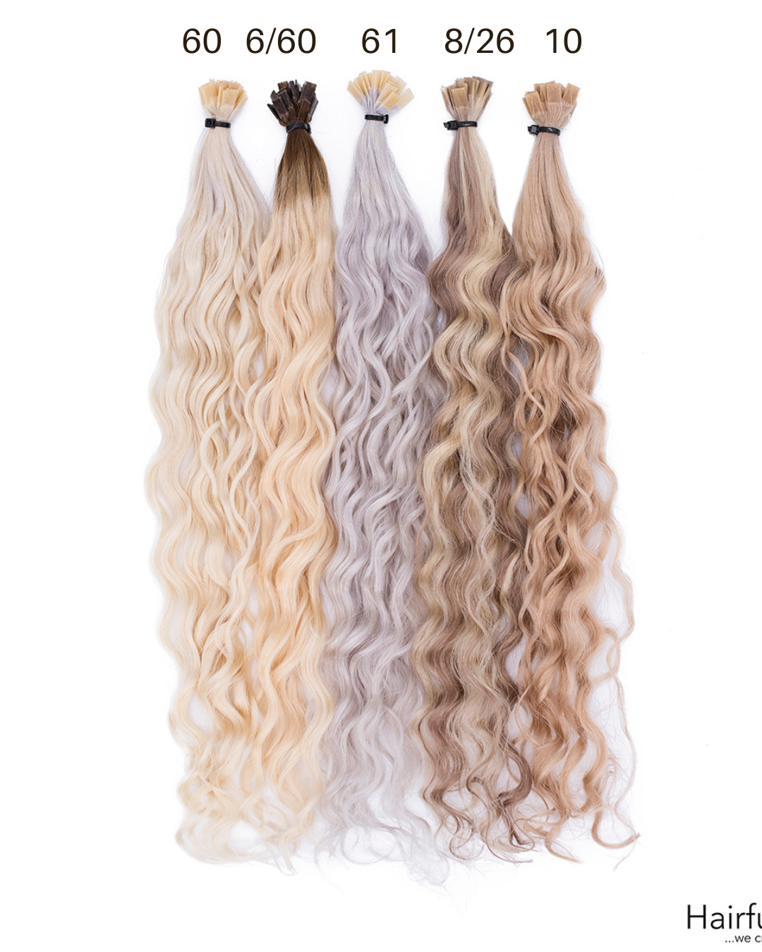 Bonding Extensions PREMIUM QUALITÄT GELOCKT einfarbig - 25 Stück