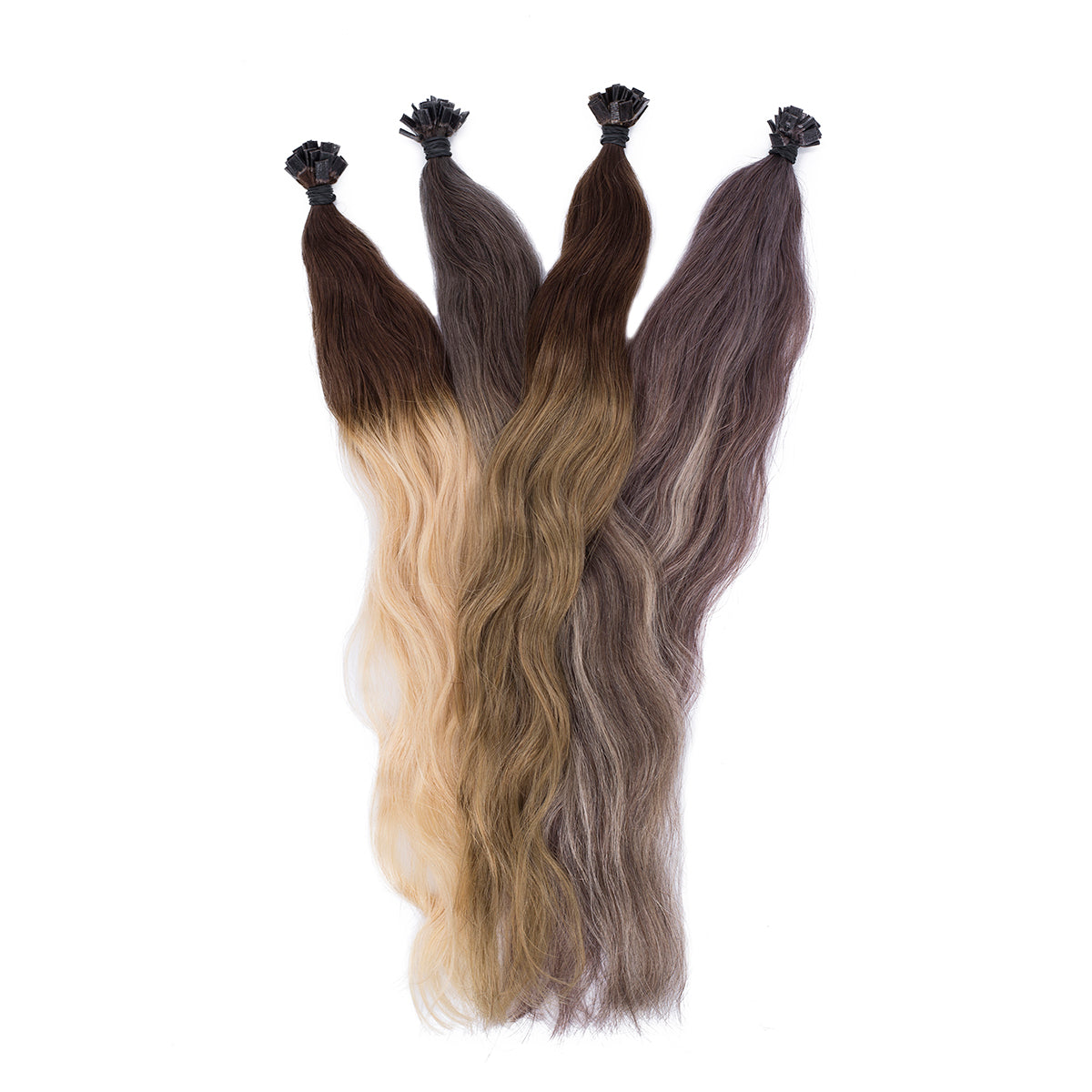 Bonding Extensions BASIC QUALITÄT GEWELLT root shadow - 25 Stück