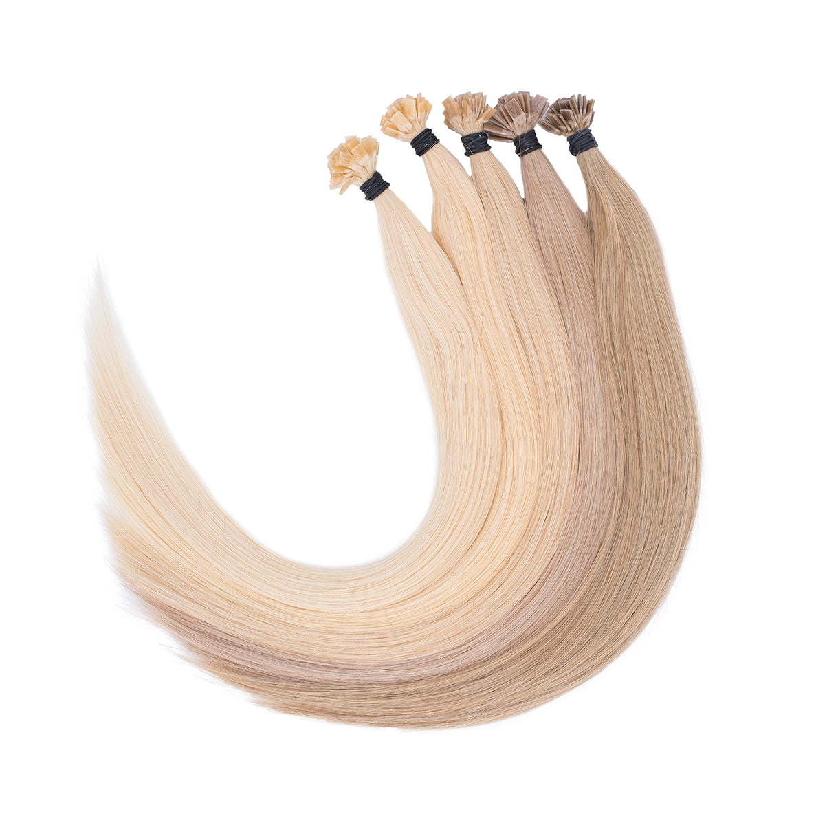 Bonding Extensions BASIC QUALITÄT GLATT einfarbig - 25 Stück