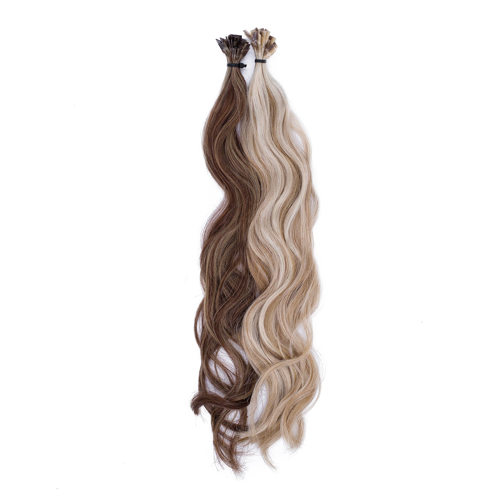 Bonding Extensions BASIC QUALITÄT GEWELLT gesträhnt - 25 Stück