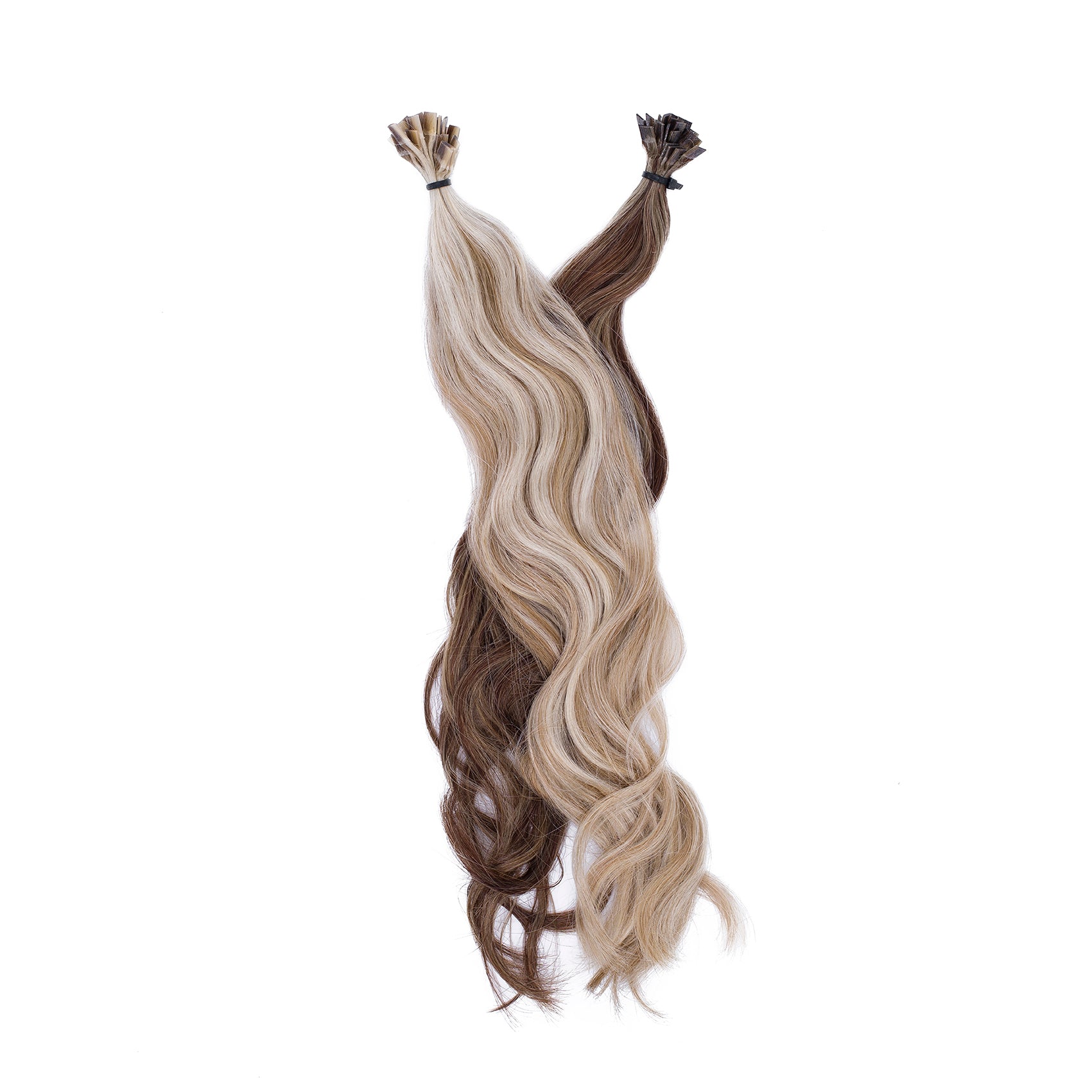 Bonding Extensions BASIC QUALITÄT GEWELLT gesträhnt - 25 Stück