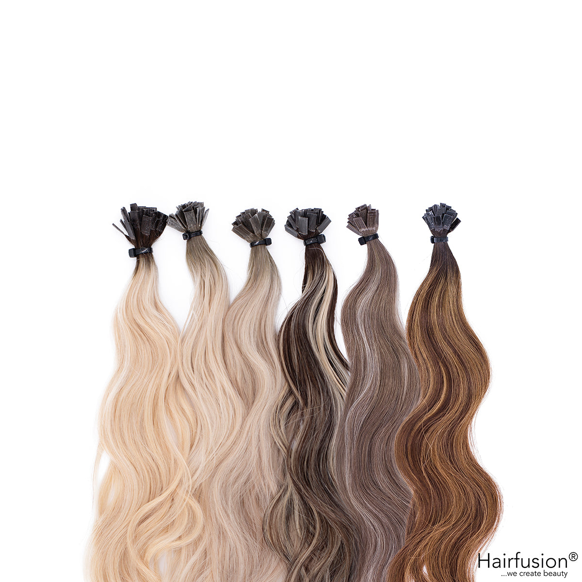 Bonding Extensions PREMIUM QUALITÄT GEWELLT Balayage - 25 Stück