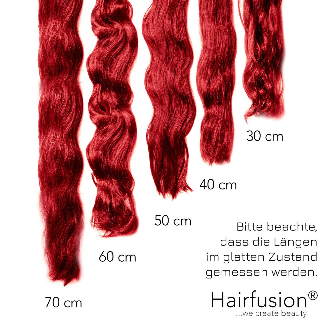 Bonding Extensions PREMIUM QUALITÄT GEWELLT einfarbig - 25 Stück