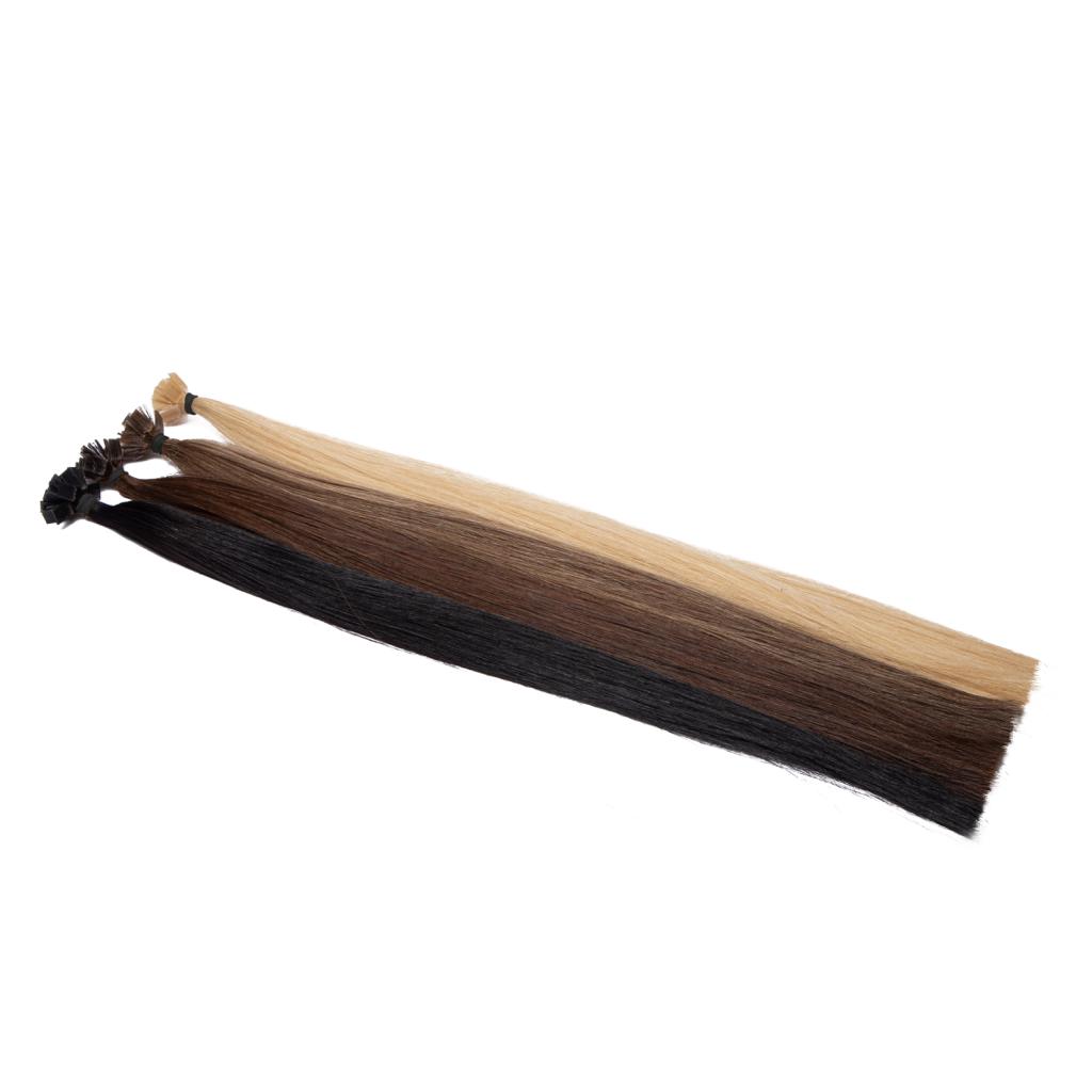 Bonding Extensions PREMIUM QUALITÄT GLATT einfarbig - 25 Stück