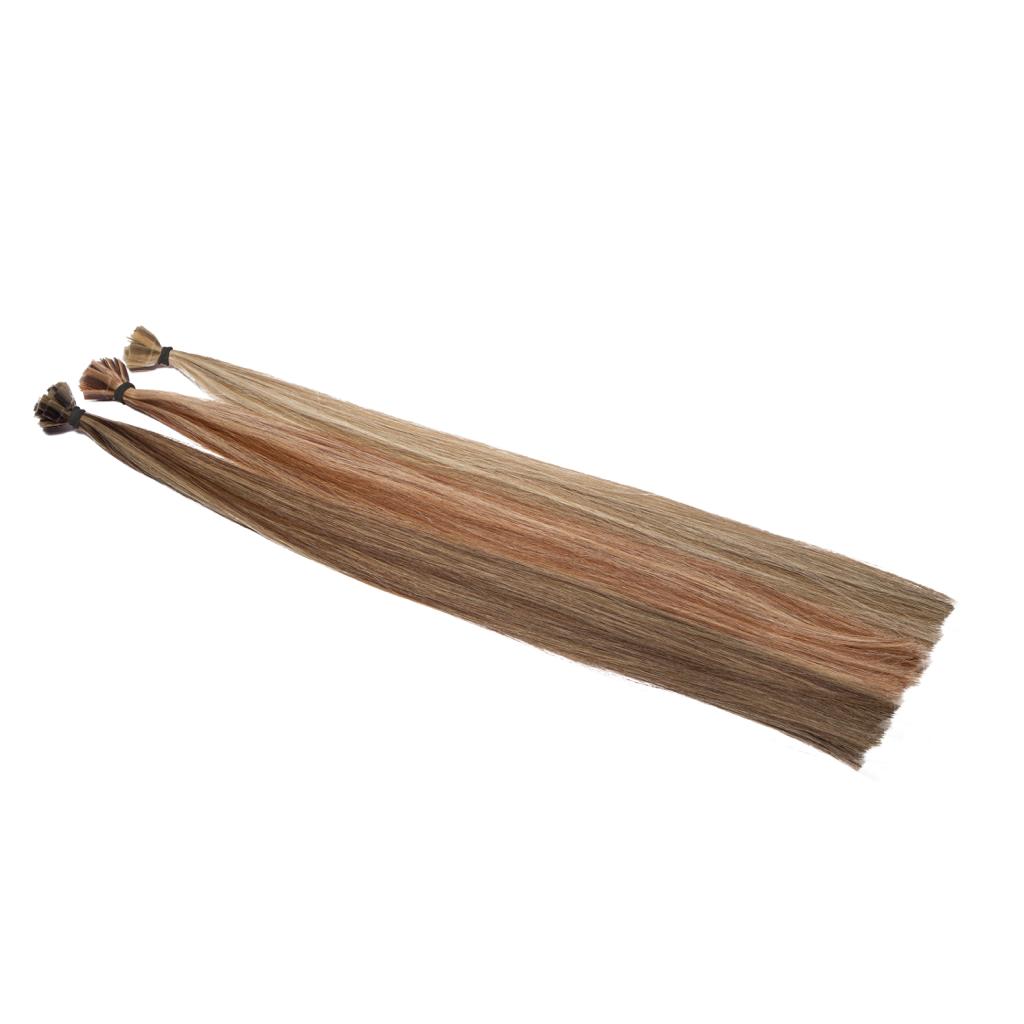 Bonding Extensions PREMIUM QUALITÄT GLATT gesträhnt - 25 Stück